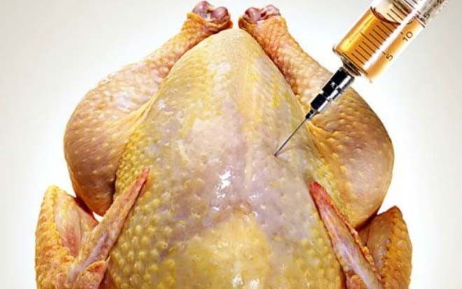 пиле месо антибиотици