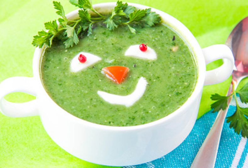 зеленолистни супи за деца